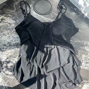 Magicsuit Solid Rita Tankini Top Black